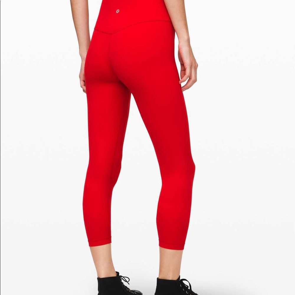 Lulu Lemon Align Leggings Red